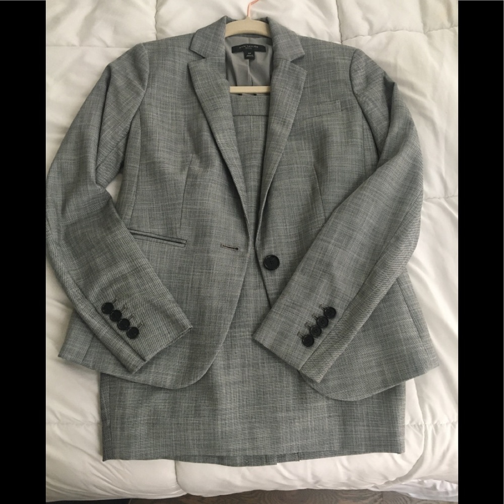 ✨ Ann Taylor Petite Crosshatch Suit Set! ✨